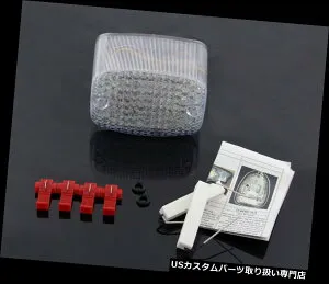 USテールライト ヤマハVMAX Virago 750 1000用クリアLEDテールライト統合ターンシグナル Clear LED Taillight integrated Turn Signals For Yamaha VMAX Virago 750 1000 【並行輸入品】