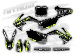 グラフィックセットはホンダ CRF 450 R CRF 450R 2009 2010 2011 2012 FLUO/NEON 装飾に適合します。 Graphics Set Fits Honda CRF 450 R CRF 450R 2009 2010 2011 2012 FLUO/NEON Decor- 【並行輸入品】