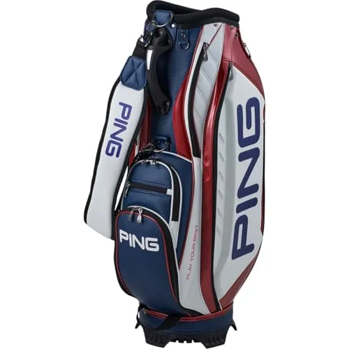 ピン（PING） キャディバッグ CB-U2504 オーセンティックカート トリコ オーセンTICカートTRICO 38652（ネイビー×ホワイト/ＦＦ/Men's）