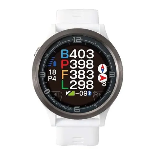 アサヒゴルフ GPSゴルフナビ EAGLE VISION ACE PRO EV-337 WH ウォッチタイプ ホワイト