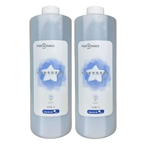 オリジナル (1L) 床クリーナー 互換品ECOVACS Deebot N9+、T10 Omni、T10 Turbo、X1Omni、X1Turbo、T20、T30 Pro X8 X2 ロボット掃除機モップ(2 PCS)