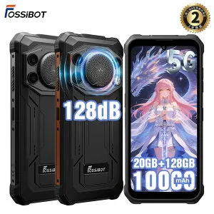 【クーポン利用で31,900円＆限定P5倍！】5Gスマホ FOSSiBOT F110 Pro SIMフリー スマホ 本体 Android 15 スマートフォン本体 20GB RAM+128GB ROM 8コア 6.745インチ大画面 10000mAh 防水防塵耐衝撃 アウトドア 子供