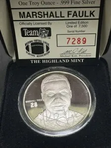 マーシャル・フォーク・ハイランドミント 0.999トロイオンス銀貨