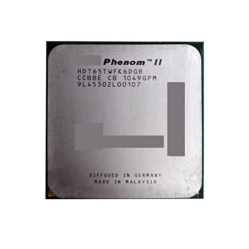 天才 X6 1065T X6-1065T 2.9GHz プロセッサー CPU Enam Inti HDT65TWFK6DGR 95W Soket AM3 938pin