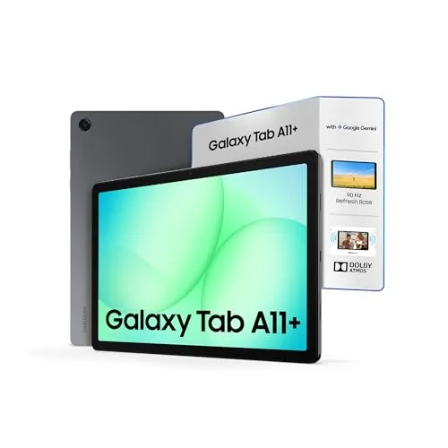 Samsung Galaxy Tab A11+ Plus 2026 (256GB 8GB Wi-Fiのみ) 11インチ 90Hz Android 16 タブレット オールデイバッテリー オクタコア (4nm) 4スピーカー 国際モデル X230 | 高速充