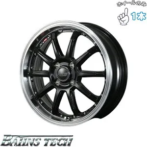 新品 アルミホイール 1本 17インチ | ブレスト (BLEST) バーンズテック S10-DP セミグロスブラック 7J +53 4穴100