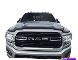 バグシールド AVS 19-22はダッジRAM 2500エアロスキンロープロファイルフードシールド-MATTEブラック-3 AVS 19-22 fits Dodge RAM 2500 Aeroskin Low Profile Hood Shield - Matte Black - 3【並行輸入品】