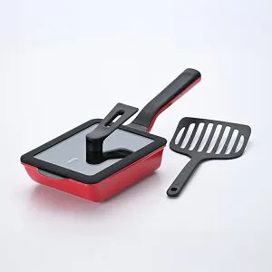 【公式】 レミパンエッグ 14×19cm 卵焼き器 深型 IH ガス 対応 両用 フッ素加工 軽量 蓋 立つ 蓋付き ミニフライパン remy レミー レミパン 母の日 ギフト