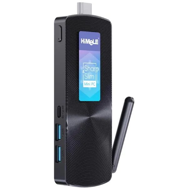 HiMeLe ハイメレ Intel Processor N100搭載スマホサイズのファンレスミニPC PCG02 ブラック PCG02-8/256-W11Pro(N100)