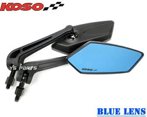 【送料無料】【本物正規品】KOSO GTミラー青レンズ GROMグロムディオ110リード125EXズーマーXPCX125PCX150FTR223FTR250CB400SFCB750CB1000CB1300SFフュージョンフォルツァ