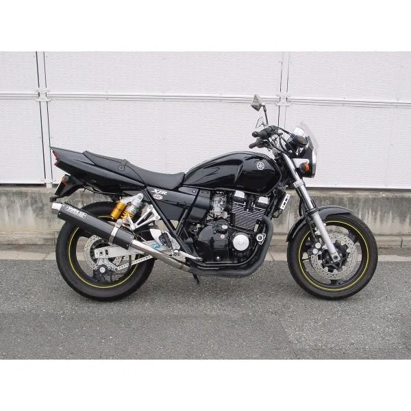 ラウンドタイプ スリップオンマフラー ステンレス/カーボン（JMCA認証） WR'S（ダブルアールズ） XJR400R（01年～）BC-RH02J