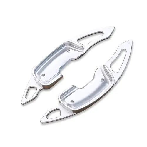 HIAIOYLKIN パドルシフトカバー 用 GS 250 GS350 2011-2020 LM 300 LM500 RX 350 2015-2021 合金シフターパドル車のステアリングホイールシフトパドル(S)