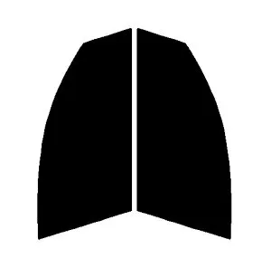 GHOST2 NEO(ゴースト2 ネオ) オーロラ79 運転席・助手席 メルセデス・ベンツ GLCクラス X253カット済みカーフィルム UVカット 99％ 紫外線対策 断熱 IR効果 遮熱効果