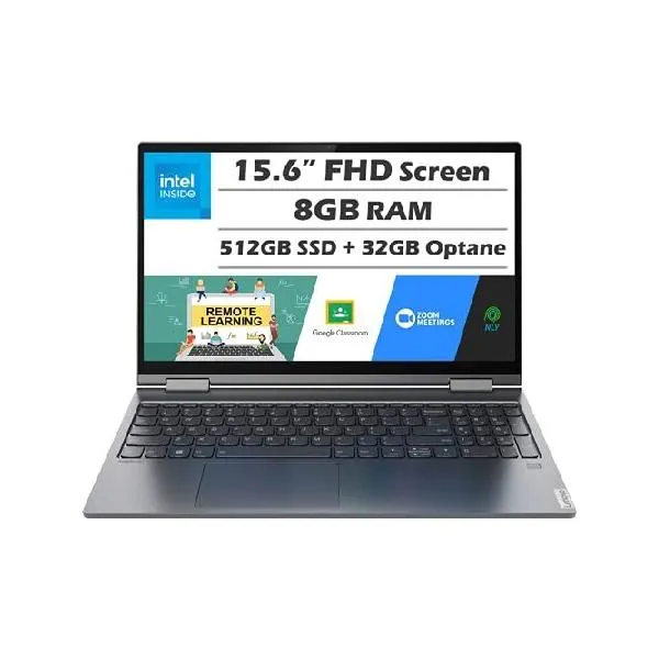 lenovo Yoga C740 2-in-1 Laptop (2021 Latest Model), 15.6” FHD Touchscreen, Intel Core i5-10210U Processor, 8GB RAM, 512GB SSD + 32GB Optane,_並行輸入