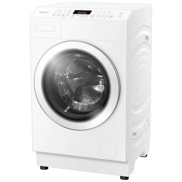 ハイセンス ドラム式洗濯乾燥機 (左開き) 洗濯12.0kg 乾燥6.0kg ヒートポンプ乾燥 ホワイト HWF-D120XL-W（標準設置無料）