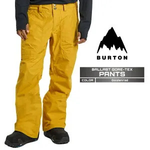 2024-25 BURTON Men's BALLAST GORE-TEX PANTS Goldenrod バートン ゴアテックス スノーボード ウェア パンツ メンズ 24-25 2025 日本正規品