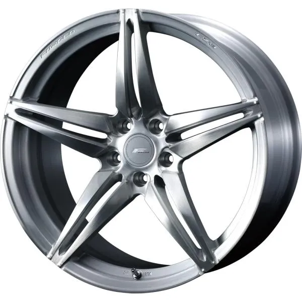 19インチ 5H114.3 9.0J 9J+48 5穴 ウェッズ エフゼロ エフゼットスリー ホイール 4本 ブラッシュド WEDS F ZERO FZ-3