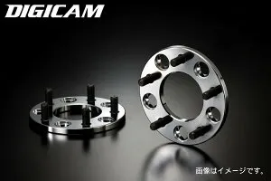 DIGICAM ワイドトレッドスペーサー A7075-T6 超超ジュラルミン P.C.D100-5H P1.25 10mm デジキャン/ケースペック D-SP-12100510