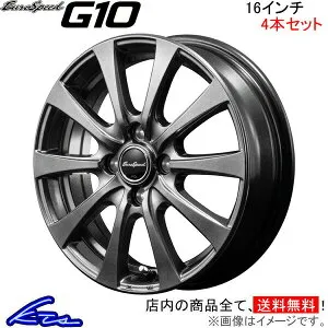 ノートオーテック 13系 アルミホイール MID ユーロスピード G10【16×6J 4-100 INSET43】マルカサービス EuroSpeed 16インチ 4穴 +43 インセット43 NOTE AUTECH 車用ホイール 1本 4本セット 1台分 一台分 1枚 4枚