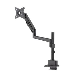 サンワサプライ モニターアーム(ガススプリング式・支柱タイプ・ブラック) CR-LAC1407BK