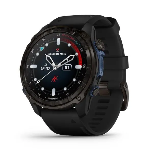 GARMIN Descent Mk3i 010-02752-32 ダイブコンピューター 51mm Carbon Gray DLC Ti/Black トランスミッター対応