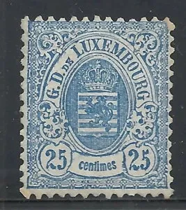 ルクセンブルク 1875 MI 33 MLH F/VF