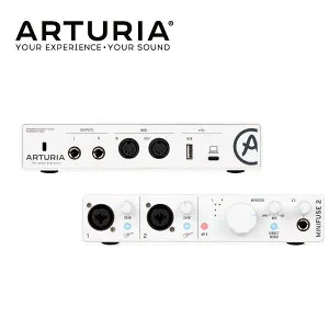 ARTURIA MINIFUSE 2 WH 新品 オーディオインターフェイス[アートリア][White,ホワイト,白][Audio Interface,オーディオインターフェイス][AudioFuse]