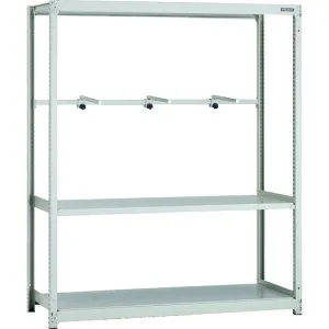 TRUSCO スチールラック M2型軽中量棚 1460X600XH1800 3段 アーム1段 単体 M2-6563-A1 【149-7784】