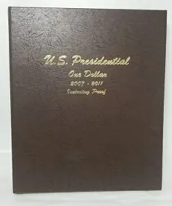 大統領1ドル硬貨コンプリートアルバム（2007-2011年）プルーフ付き #2567