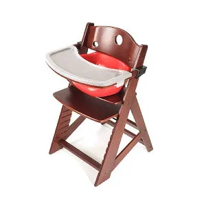 【Price Down!!】キーカルー 木製ハイチェア（マホガニー/チェリー）keekaroo High Chair set【kekaroo-hi001MA】【新商品続々入荷中♪】【RCP】 upup7 apap8 fs04gm