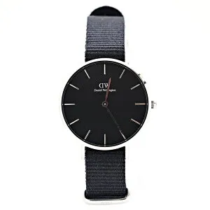 ダニエルウェリントン 腕時計 レディース Classic Petite Cornwall ブラック シルバー DW00100216 Daniel Wellington 並行輸入品
