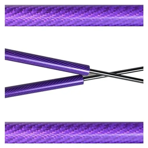 リアハッチダンパー に適合する ボルボ V70 XC70 2008-2016 39859356 ガスストラットトランクパーティショングリルドッグガードバリアメッシュダンパーリフトサポートロッド ショックアブソーバー(Purple carbonfiber)