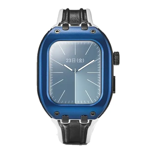 [HUMBLE RICH] ユニセックス 腕時計 ハンブルリッチ SPORT スポーツ WBB0289-014-B Apple Watch ケース 9/8/7対応 - SPORT WBB0289-014-B 41mm ブルー文字盤 ステンレススチール [並