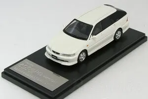 ハイストーリー Hi-Story 1/43 ホンダ アコード ワゴン SiR スポイラー 2000 プレミアムホワイトパール CL2 Honda Accord Wagon SiR Sportier