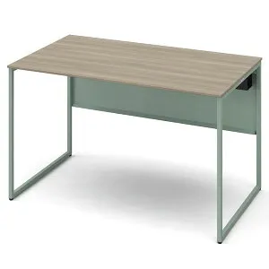 オカムラ 平机 ソリスト スタンダードタイプ セージ脚 W1200×D700×H720mm プライズウッドミディアム 3K20LE MHJ4 [ テレワーク 在宅勤務 在宅ワーク リモートワーク 自宅勤務 在宅 SOHO ]