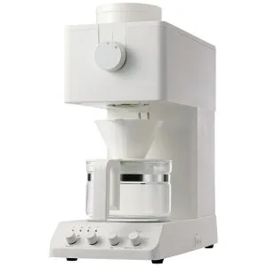 【エントリーで最大全額ポイント還元｜5/6まで】 TWINBIRD｜ツインバード 全自動コーヒーメーカー 3杯用 ホワイト CM-D457 [全自動 /ミル付き]