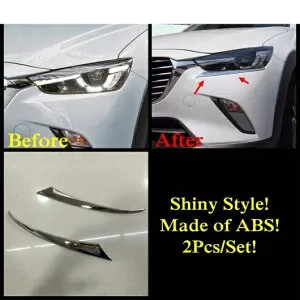 ABS クローム/カーボン調 アクセサリー リア ウインドウ ワイパー/バックミラー ミラー カバー トリム エクステリア 適用: マツダ CX-3 CX3 2015-2021 モデル A AL-OO-9600 AL Exterior parts for cars