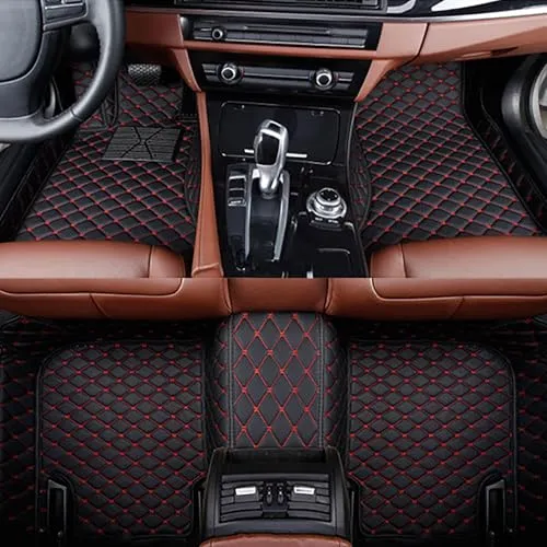 フロアマット と互換性のある マツダロードスターMX-5 ND系 ND5RC/NDERC型 2015年-2023年 対応 フルサラウンド 傷防止 防水 滑り止 耐汚れ カスタム車専用設計 PUレザー製 XPE素材 取付簡単 3D ラゲッジマット/フロアマッ