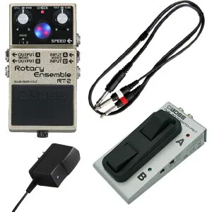 BOSS ボス RT-2 Rotary Ensemble + FS-7 Dual Footswitch + PSA-100S2 純正アダプター Set