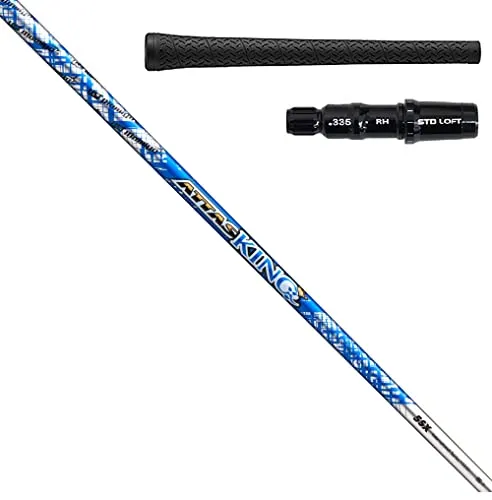 Taylor Made(テーラーメイド) STELTH(ステルス)シリーズ・SIM-MAX.M5.M6 ドライバー対応スリーブ付シャフト ATTAS 13 KING (キング) 5SX 45.25インチ (IOMICグリップ付)