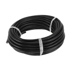 Partuto 1 Pcs 16AWG ユニバーサルグラウンドワイヤーカーラジオ、自動車、カースピーカーパワーワイヤーフルインシュレーション＆ソフトタッチジャケットTCブラック49FT 6コンダクター