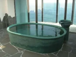 小判型陶器浴槽W1600×D850×H580(価格は見積依頼して下さい。送料は目安です別途見積となります)信楽焼風呂 陶器風呂 つぼ湯 陶器浴槽 露天風呂 五右衛門風呂 旅館風呂 温泉風呂