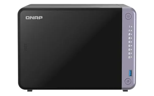 QNAP TS-632X-4G-US 6ベイ 10GbE デスクトップNAS ARM Alpine AL524クアッドコアプロセッサ 4GB DDR4 RAM (ディスクレス)