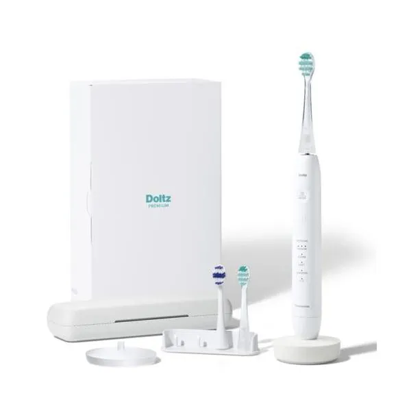 【長期保証付】パナソニック(Panasonic) EW-DP58-W パールホワイト 電動歯ブラシ Doltz ドルツプレミアム W音波振動ハブラシ