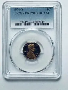 1976-S リンカーン記念館リバース セント PCGS PR67RD DCAM