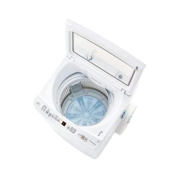 AQUA 全自動洗濯機 上開き 洗濯7kg 幅56cm 3Dアクティブ洗浄&高濃度クリーン浸透 ほぐし仕上げ AQW-P7A(W) ホワイト系