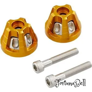 色：ゴールド キタコ(KITACO) ユニオンバーエンドキャップ ゴールド (左右1セット) PCX125(JK05/JF81/JF56) PCX150(KF30/KF18/KF12) ADV150(KF38) PCX160(KF47) 等 506-1440210