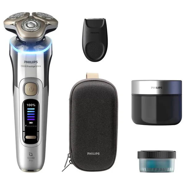 PHILIPS XP9404/21 クローム i9000 プレステージ ウルトラ [ウェット&ドライ電気シェーバー (回転式・充電式)]