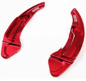 SUBARU スバル XV アウトバック Outback フォレスター Forester レガシー Legacy BRZ 86 savanini アルミ パドルシフトカバー レッド 内装 ドレスアップ カスタム パーツ アクセサリー