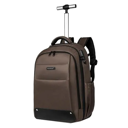 [JUI3N] ソフトキャリー リュック バッグ 機内持ち込み 2way キャスター付き 大容量 軽量 ビジネス 旅行バッグ トラベルバッグ 耐磨耗 キャリーケース キャリーバッグ Free Size リュック 2輪 リュックキャリー 布 旅行 アウトドア